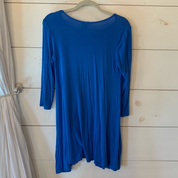 Blue Flowy Tunic - Picture 2 of 3